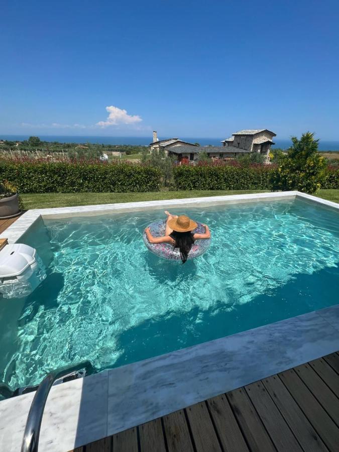 Zeusplace Pool Villa Olympus Riviera Litochoro Exteriér fotografie