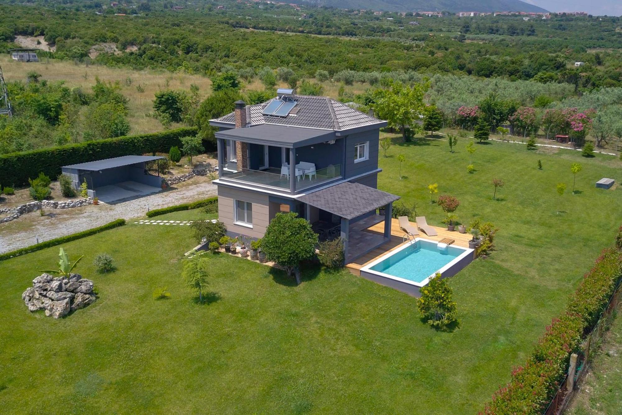 Zeusplace Pool Villa Olympus Riviera Litochoro Exteriér fotografie