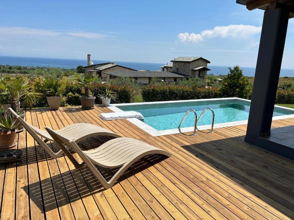 Zeusplace Pool Villa Olympus Riviera Litochoro Exteriér fotografie